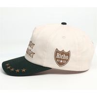 Casquette de baseball non structurée de haute qualité à visière incurvée avec logo brodé