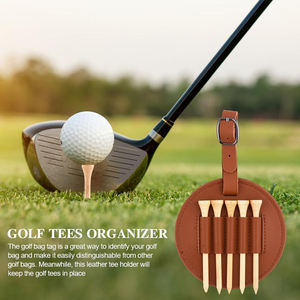 Support de tees de golf personnalisé OEM d'usine, sac de rangement durable pour tees de golf gravé, étiquette de rangement pour tees de golf pour cadeaux d'affaires - Product Image 4