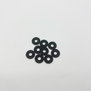 Flat <b>Washer</b> Pa6 Nylon Graphite Coated Wear Resistant Durable Non Standard Size Environmental Protection <b>Washer</b> - Product Image 3