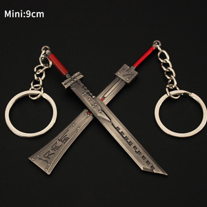 Final Fantasy 7 Cloud strife Alice <span class=keywords><strong>BUSTER</strong></span> <span class=keywords><strong>SWORD</strong></span> พวงกุญแจโลหะ9cm, พวงกุญแจของขวัญการกระทำ - Product Image 3