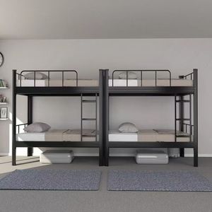 Роскошная железная кровать, горячая Распродажа, двухъярусная, для персонала, спальни, квартиры, Больничная мебель, прочная Простая Современная Металлическая школа - Product Image 6