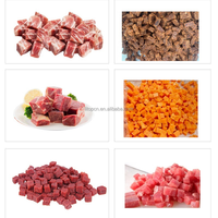 Machine à découper la viande et les légumes SUS304, machine à découper la viande congelée micro-découpée 3D personnalisée, machine à découper de 3 mm, 7 mm, 10 mm, 12 mm