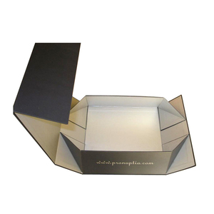 Custom Magnetic Closure Glossy Lamination Embossing Recyclable Cardboard Foldable <strong>Flat</strong> <strong>Pack</strong> <strong>Gift</strong> <strong>Boxes</strong> / Collapsible Magnetic - Product Image 2