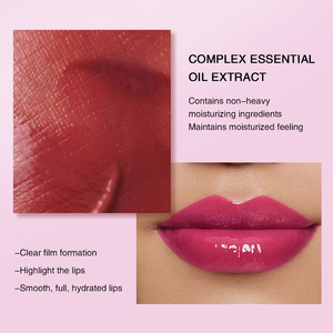 Vente en gros d'usine, marque privée, gloss à lèvres imperméable, velours brillant, gloss à lèvres personnalisé, longue tenue, hydratant, anti-bavures, huile à lèvres - Product Image 5