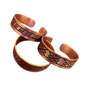 Contemporary <b>Copper</b> Bracelet Handmade <b>Copper</b> Wrist Band for Men Women and Fashion Enthusiasts - Product Image 1