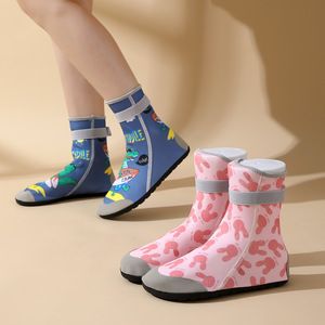 Zapatos de Playa para Niños y Adultos, Antideslizantes, Resistentes a Cortes, para Buceo, Snorkel, Natación, Vadeo, Calcetines de Playa para Bebés de TPR - Product Image 1