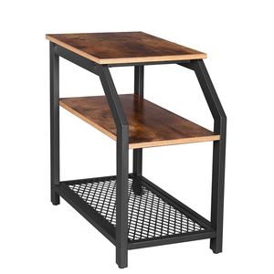 Mesa de Centro Moderna en Forma de C, de Metal y Madera, Estilo Lujoso, Mesa Auxiliar, Mesa Consola para Sala de Estar, Muebles para el Hogar, <span class=keywords><strong>Chicon</strong></span> CHSD01 - Product Image 2