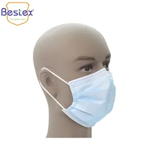 Больничная маска для лица, Высококачественная маска для лица, одноразовая 3-слойная одноразовая маска для лица, Ушная петля