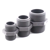 Raccord à embout PVC 1/2" 3/4" 1" à filetage mâle, connecteur de tuyau PVC, raccords de tuyauterie d'irrigation de jardin, joints de tubes d'alimentation en eau