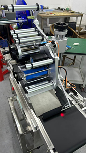 Tabletop sticker tự động phẳng Hộp Thẻ Túi giấy đứng lên Pouch máy dán nhãn với phân trang Máy - Product Image 5