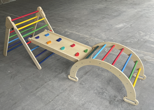 Top Pick Marco de escalada para interiores Las mejores estructuras de juego triangulares Montessori para bebés 3 meses Picklers Piklers Set - Product Image 3