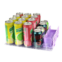 Système de poussoir d'étagère amovible et détachable, organisateur de boissons modulaire, plateau de présentation, installation facile pour réfrigérateur de magasin