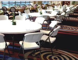 Tables et chaises pliantes d'extérieur en plastique <span class=keywords><strong>de</strong></span> 200 cm, <span class=keywords><strong>de</strong></span> bonne qualité, bon marché, d'<span class=keywords><strong>occasion</strong></span>, pour événements - Product Image 6