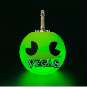 LED Champagne Bucket Bar KTV Luminous Acrylic Boss Tycoon Happy Birthday Wine Atmosphere Props pour Noël Nouvel An Halloween - Product Image 2