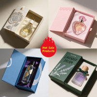Boîte d'emballage magnétique de parfum de luxe personnalisée bouteille de 15ml 50 ml 100 ml avec boîte de parfum petite boîte de parfum d'échantillon