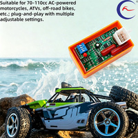 Contrôleur d'allumage programmable DIP FIGHTER MOTO CDI AC pour moto 70CC 90CC 100CC 110CC 5 BROCHES Transparent Coloré
