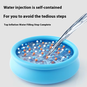 Bền PVC Inflatable Trên Mặt Đất Hồ Bơi Vườn Thân Thiện Với Cá Hồ Bơi Với Thang Bộ Lọc Làm Bằng Nhựa - Product Image 5