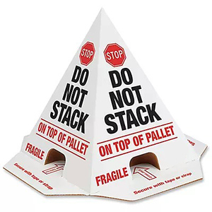 Hot Sale 8 "X 8" X 10 ", 50/Pk Paletten kegel ohne Stapel Paletten kegel Nicht stapeln Drucken Benutzer definierte Farbe Paletten kegel nicht stapeln - Product Image 6