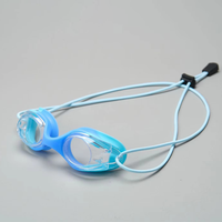 Lunettes de natation enfant XF004 en silicone souple sans odeur désagréable, pont nasal intégré, logo OEM sur le sangle