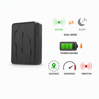 Localizador GPS Inalámbrico Recargable para Coche, Mini, 4G LTE, Ahorro de Energía Inteligente, Modo Dual, Geocerca, Alerta de Vibración y Exceso de Velocidad