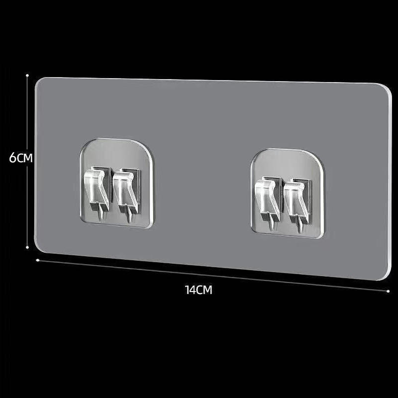 6*14 double poignée transparente