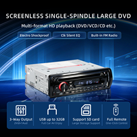 Lecteur DVD simple DIN pour bus, radio FM, système audio stéréo, lecteur multimédia USB MP3 MP4 MP5, appareil de divertissement pour véhicule