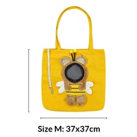 Sac de transport pour animaux de compagnie en toile en forme d'animal, lavable, pliable, multifonctionnel, mignon, portable, fabriqué en usine OEM