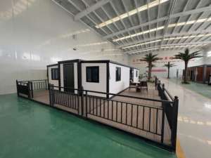 Maison préfabriquée en acier extensible de style russe moderne, avec <span class=keywords><strong>loft</strong></span>, alimentée à l'énergie solaire, étanche, pour camping, bureau, atelier, hôtel, boutique - Product Image 3