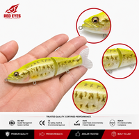 Leurre Articulé Type Crayon à Coulée Lente Yeux Rouges 135mm 28g, Appât Dur, Échantillon Gratuit, Matériel de Pêche en Gros