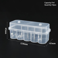 Boîte en plastique stérile pour le stockage de vaccins et de peptides, en gros, 3ml, 5ml, 7ml, 10ml, 12ml, 20ml