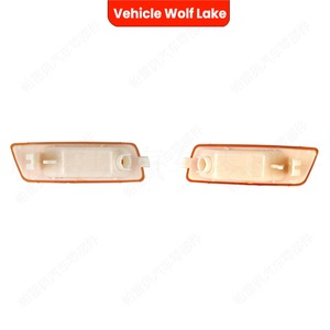 Réflecteur de pare-chocs avant à LED pour Volkswagen Golf 5 GTI 2003-2008, lentille 1K5945072A 1K5945071A, côté droit et gauche, forme plate - Product Image 5