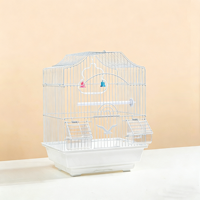 Vente de cages à oiseaux perroquets à la mode, cages à oiseaux en fil de fer métallique pour l'élevage de canaris, importateurs chinois