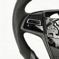 Accessoires intérieurs de voiture, volant en fibre de carbone forgée LED, adapté aux Cadillac ATS CTS ATS-V CTS-V