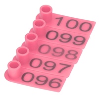 Nouvelles étiquettes d'oreille en plastique pour l'identification des vaches et des moutons Équipement de manipulation des animaux d'élevage