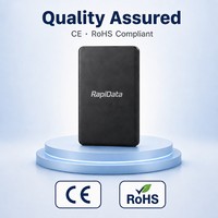 RapiData Portable SSD 1TB-16TB USB 3.0 Drive Solid State Eksternal Kecepatan Tinggi untuk PC Mac Android TV CE RoHS