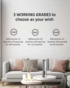 aroma <b>oil</b> <b>diffuser</b> machine electric <b>diffuser</b> smart hotel <b>diffuser</b> App-Controlled Waterless Aroma <b>Diffuser</b> with remote control - Product Image 6