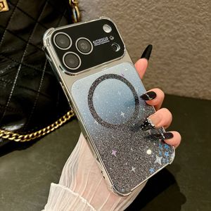 Coque de protection magnétique dégradée à paillettes <span class=keywords><strong>Starlight</strong></span> pour <span class=keywords><strong>iPhone</strong></span> 18 17 Pro Max 16 15 <span class=keywords><strong>14</strong></span> 13 12 avec protection anti-chute aux quatre coins - Product Image 6