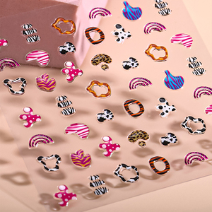 Impresora de colores de estilos mixtos, envolturas de calcomanías para <span class=keywords><strong>uñas</strong></span>, tiras coloridas, calle, flor lisa, excelente con certificación MSDS - Product Image 4