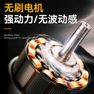 Cortadora de Pelo Profesional Komei KM-1855, Motor sin Escobillas, Cuerpo Metálico, Recargable por USB, 7000-9000 rpm, Cortadora de Pelo Eléctrica - Product Image 4