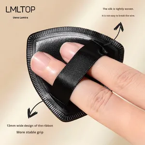 LMLTOP Coussin <span class=keywords><strong>de</strong></span> <span class=keywords><strong>guimauve</strong></span> noire en poudre d'ananas non absorbant la poudre avec boîte <span class=keywords><strong>de</strong></span> rangement motif plat SY224 - Product Image 4