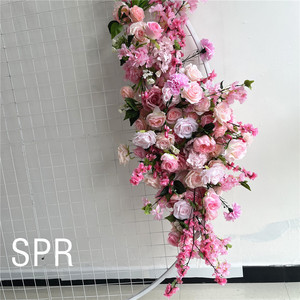 Bouquet de demoiselles d'honneur artificiel moderne et simple, fournitures de décoration florale pour arche de mariage, porte de lune, scène, mandap - Product Image 1