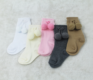 Mode Enfants Pom Pom Chaussettes bébé enfants chaussettes - Product Image 3