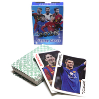 Produits de premier rang Papier Carte à jouer personnalisée Impression Football Carte de poker durable