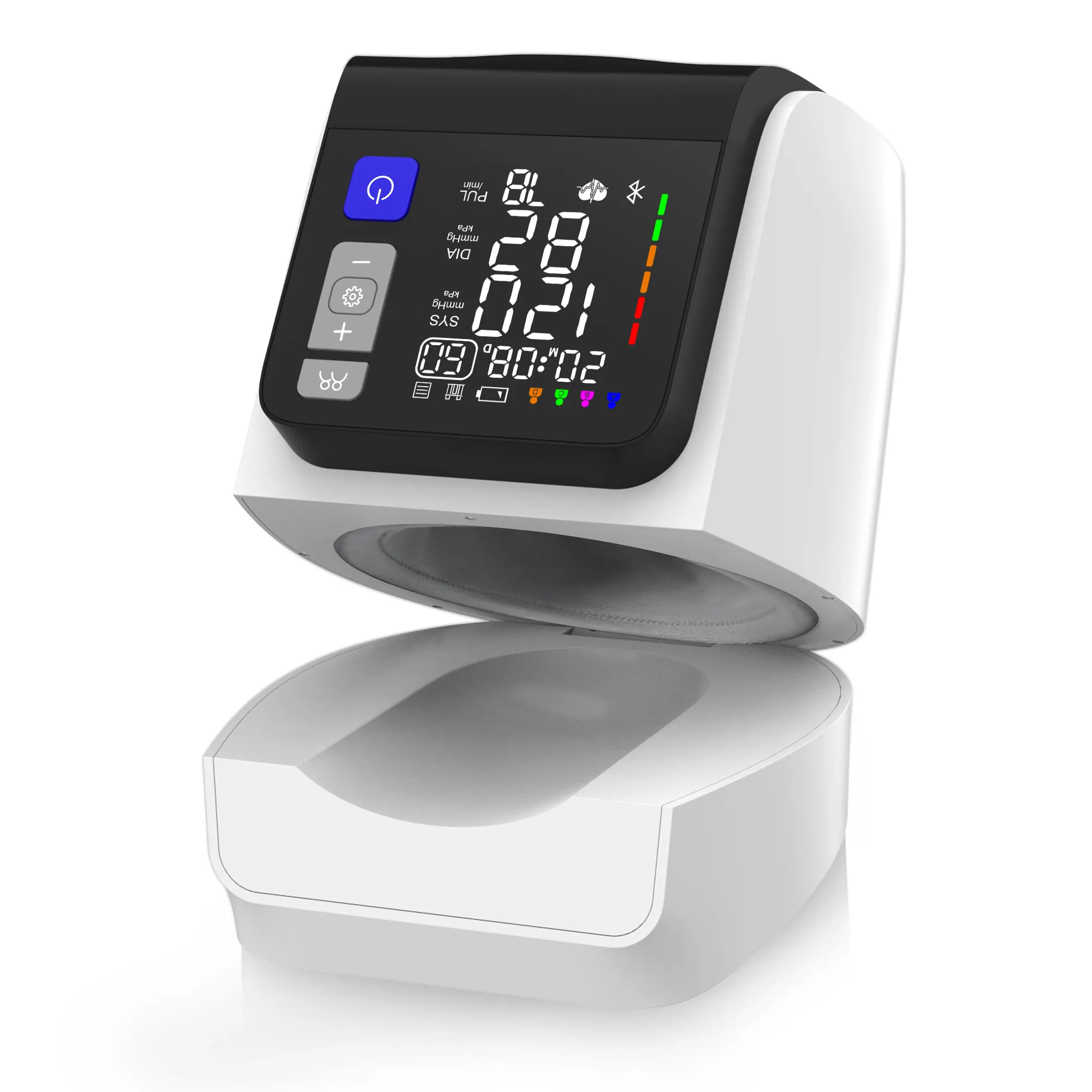 Monitor della pressione sanguigna braccio superiore grande schermo retroilluminato a LED 2*90 set memoria automatica digitale BP macchina regolabile polsino BP