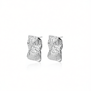 Amy Amy Fashion <b>Stud</b> Earrings <b>Silver</b> Plated Geometric Design For Women Party Jewelry Trendy Earrings PE2988 - Product Image 4