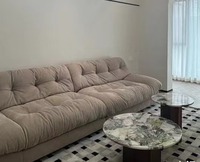 Mobilier de maison en pierre personnalisé pour salon table basse de luxe en marbre blanc double marbre