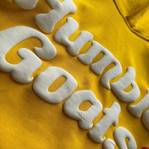 Sudadera con capucha Unisex de alta calidad con estampado 3D Puff Jogger, ropa informal deportiva esencial, Algodón puro, cuello redondo, verano personalizable - Product Image 5