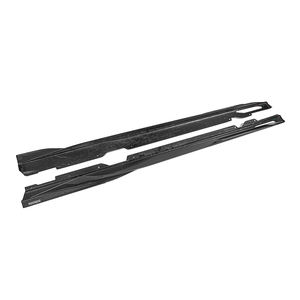100% faldas laterales de fibra de carbono seca estilo X para <span class=keywords><strong>BMW</strong></span> <span class=keywords><strong>4</strong></span> Series G26 faldas laterales para <span class=keywords><strong>BMW</strong></span> 2021 + <span class=keywords><strong>4D</strong></span> sedán falda lateral de buen ajuste - Product Image 3