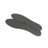 Semelles intérieures personnalisées en fibre de carbone fabriquées selon les dessins DWG STP, usinage CNC, fournisseur en gros de pièces de chaussures pour usine.