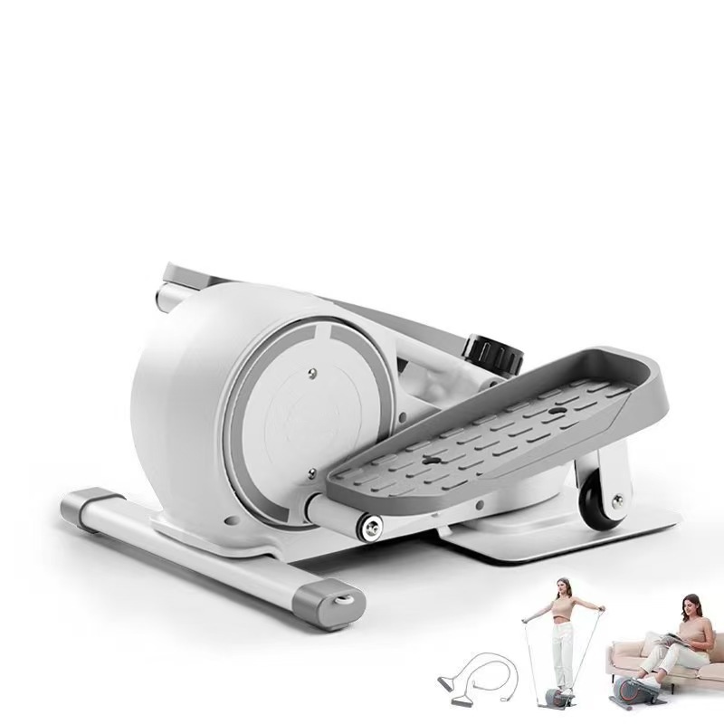 Mini Manual Elliptical Machine – Compact Silent Under Desk Pedal Exerciser for Home &amp; Office Fitness